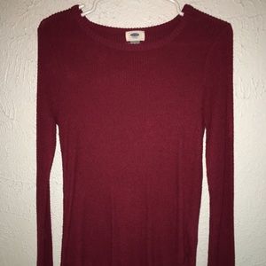 Old Navy Long Sleeve Ribbed Top